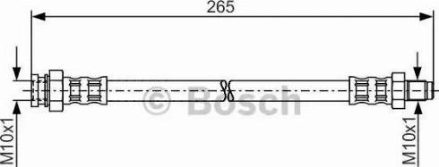 BOSCH 1 987 481 251 - Bremžu šļūtene ps1.lv