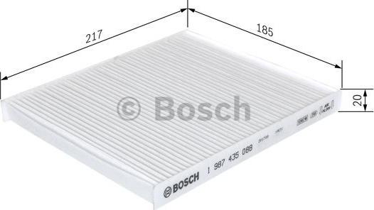 BOSCH 1 987 435 088 - Filtrs, Salona telpas gaiss ps1.lv