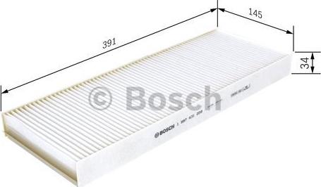 BOSCH 1 987 431 208 - Filtrs, Salona telpas gaiss ps1.lv