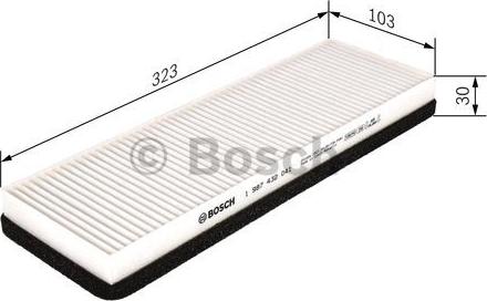 BOSCH 1 987 432 041 - Filtrs, Salona telpas gaiss ps1.lv