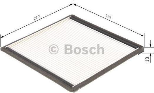 BOSCH 1 987 432 021 - Filtrs, Salona telpas gaiss ps1.lv