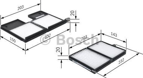 BOSCH 1 987 432 159 - Filtrs, Salona telpas gaiss ps1.lv