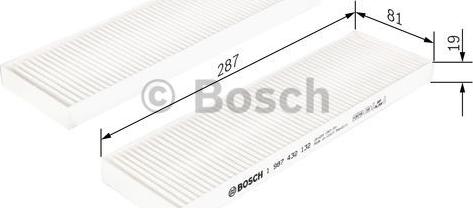 BOSCH 1 987 432 132 - Filtrs, Salona telpas gaiss ps1.lv