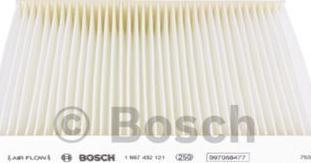 BOSCH 1 987 432 121 - Filtrs, Salona telpas gaiss ps1.lv