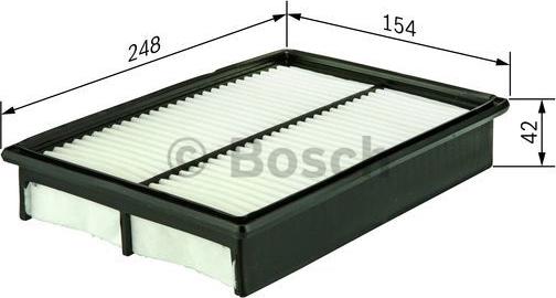 BOSCH 1 987 429 137 - Gaisa filtrs ps1.lv