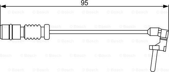 BOSCH 1 987 474 901 - Indikators, Bremžu uzliku nodilums ps1.lv