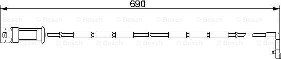 BOSCH 1 987 474 971 - Indikators, Bremžu uzliku nodilums ps1.lv