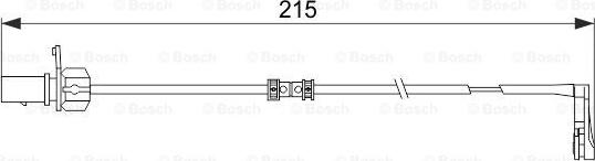 BOSCH 1 987 474 489 - Indikators, Bremžu uzliku nodilums ps1.lv