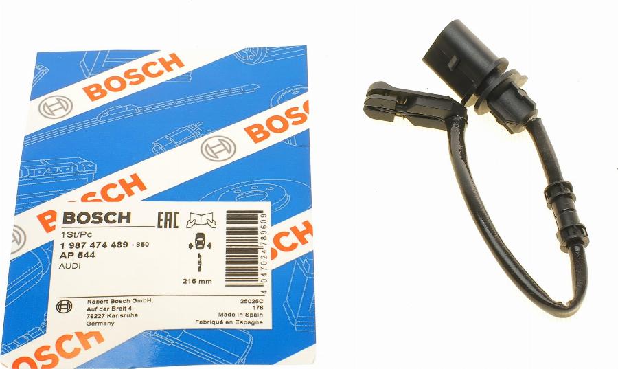 BOSCH 1 987 474 489 - Indikators, Bremžu uzliku nodilums ps1.lv