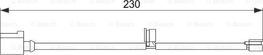 BOSCH 1 987 474 569 - Indikators, Bremžu uzliku nodilums ps1.lv