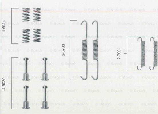 BOSCH 1 987 475 149 - Piederumu komplekts, Stāvbremzes mehānisma bremžu loks ps1.lv