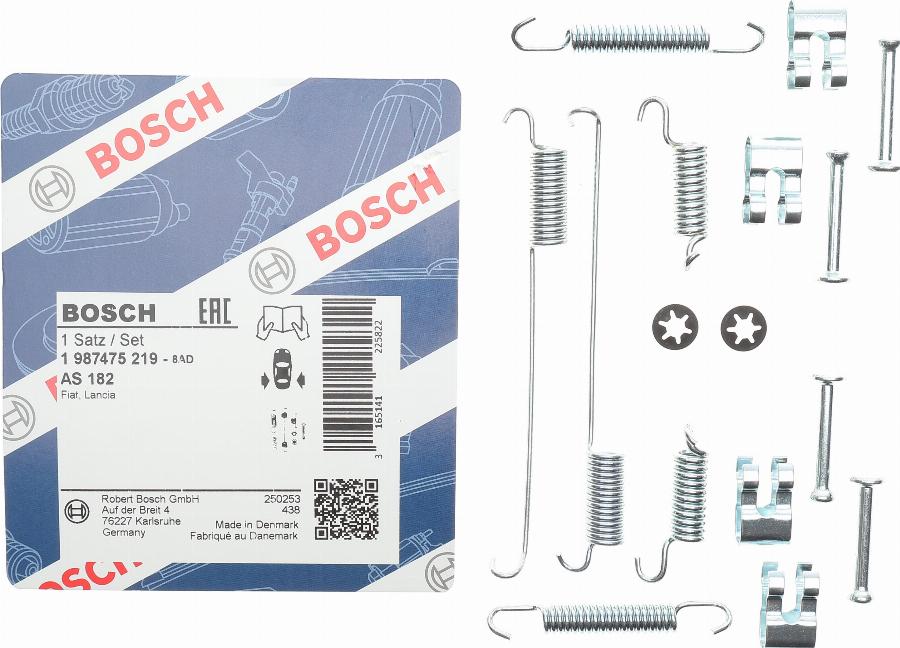 BOSCH 1 987 475 219 - Piederumu komplekts, Bremžu loki ps1.lv