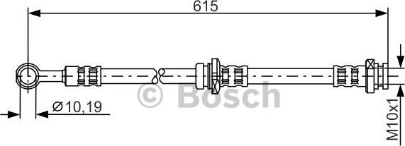 BOSCH 1 987 476 998 - Bremžu šļūtene ps1.lv