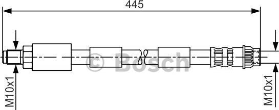 BOSCH 1 987 476 912 - Bremžu šļūtene ps1.lv