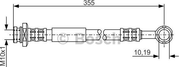 BOSCH 1 987 476 933 - Bremžu šļūtene ps1.lv