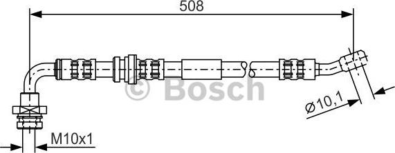 BOSCH 1 987 476 932 - Bremžu šļūtene ps1.lv