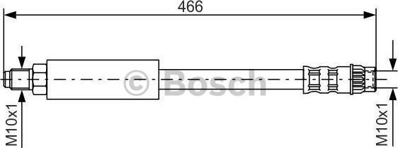 BOSCH 1 987 476 492 - Bremžu šļūtene ps1.lv