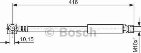 BOSCH 1 987 476 440 - Bremžu šļūtene ps1.lv