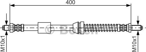 BOSCH 1 987 476 441 - Bremžu šļūtene ps1.lv