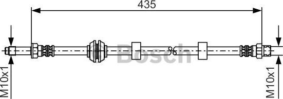 BOSCH 1 987 476 415 - Bremžu šļūtene ps1.lv