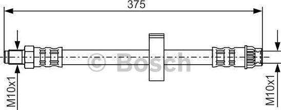 BOSCH 1 987 476 518 - Bremžu šļūtene ps1.lv