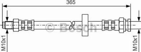 BOSCH 1 987 476 645 - Bremžu šļūtene ps1.lv