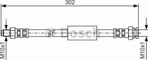 BOSCH 1 987 476 682 - Bremžu šļūtene ps1.lv