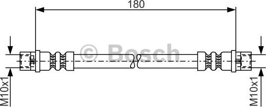 BOSCH 1 987 476 018 - Bremžu šļūtene ps1.lv