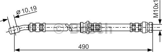 BOSCH 1 987 476 076 - Bremžu šļūtene ps1.lv