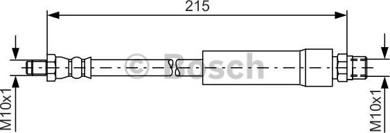BOSCH 1 987 476 142 - Bremžu šļūtene ps1.lv