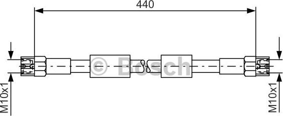 BOSCH 1 987 476 139 - Bremžu šļūtene ps1.lv