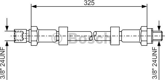 BOSCH 1 987 476 130 - Bremžu šļūtene ps1.lv