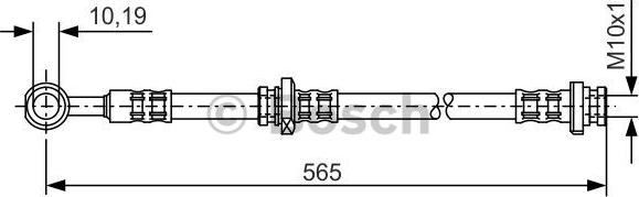 BOSCH 1 987 476 133 - Bremžu šļūtene ps1.lv