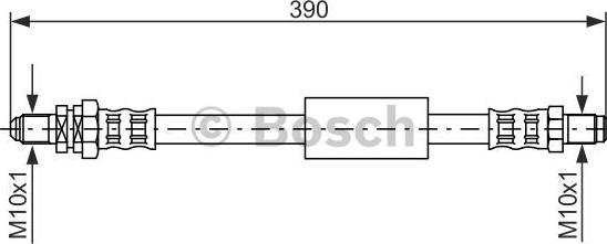 BOSCH 1 987 476 840 - Bremžu šļūtene ps1.lv