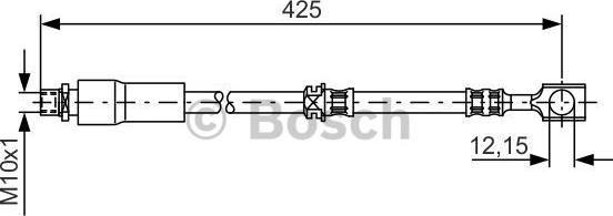 BOSCH 1 987 476 386 - Bremžu šļūtene ps1.lv