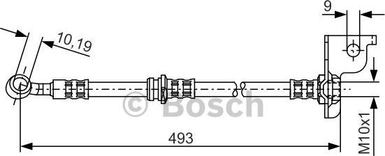 BOSCH 1 987 476 370 - Bremžu šļūtene ps1.lv