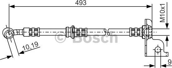 BOSCH 1 987 476 371 - Bremžu šļūtene ps1.lv