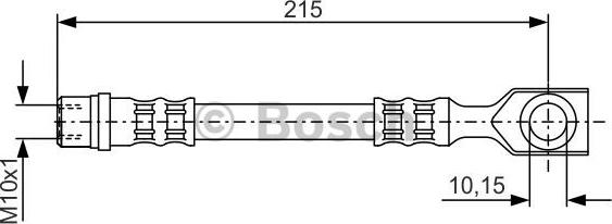 BOSCH 1 987 476 201 - Bremžu šļūtene ps1.lv