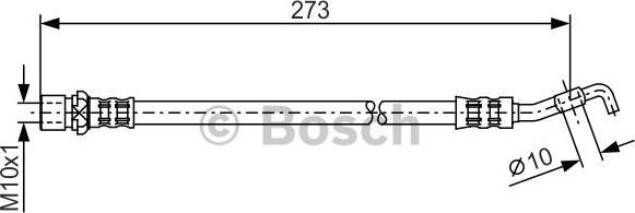 BOSCH 1 987 476 212 - Bremžu šļūtene ps1.lv