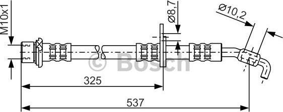 BOSCH 1 987 476 782 - Bremžu šļūtene ps1.lv