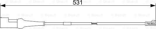 BOSCH 1 987 473 551 - Indikators, Bremžu uzliku nodilums ps1.lv