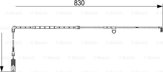 BOSCH 1 987 473 561 - Indikators, Bremžu uzliku nodilums ps1.lv