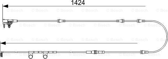 BOSCH 1 987 473 563 - Indikators, Bremžu uzliku nodilums ps1.lv