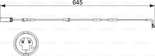 BOSCH 1 987 473 504 - Indikators, Bremžu uzliku nodilums ps1.lv