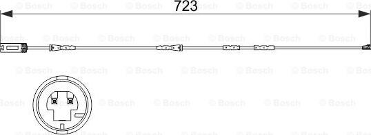 BOSCH 1 987 473 514 - Indikators, Bremžu uzliku nodilums ps1.lv