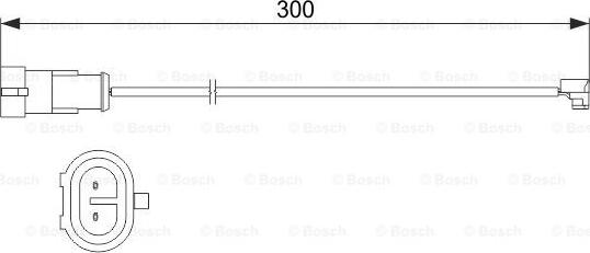 BOSCH 1 987 473 535 - Indikators, Bremžu uzliku nodilums ps1.lv