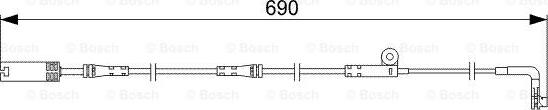 BOSCH 1 987 473 046 - Indikators, Bremžu uzliku nodilums ps1.lv