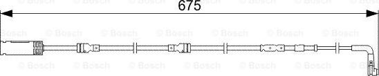 BOSCH 1 987 473 051 - Indikators, Bremžu uzliku nodilums ps1.lv