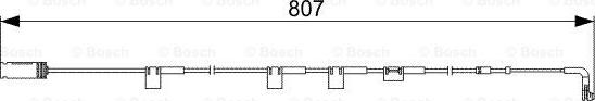 BOSCH 1 987 473 058 - Indikators, Bremžu uzliku nodilums ps1.lv