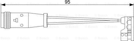 BOSCH 1 987 473 006 - Indikators, Bremžu uzliku nodilums ps1.lv